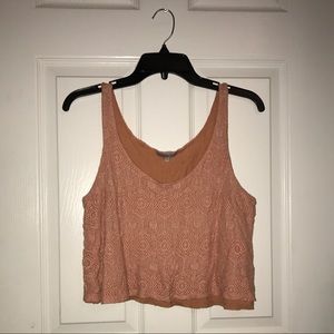 Charlotte Russe lace crop top